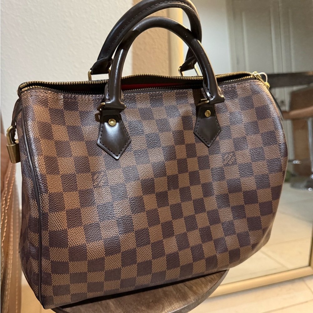 Louis Vuitton Speedy 25 Damier Ebene 2020 Authentic